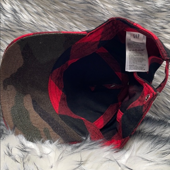 Gap NWT Buffalo Check Red Black Plaid - Picture 3 of 7